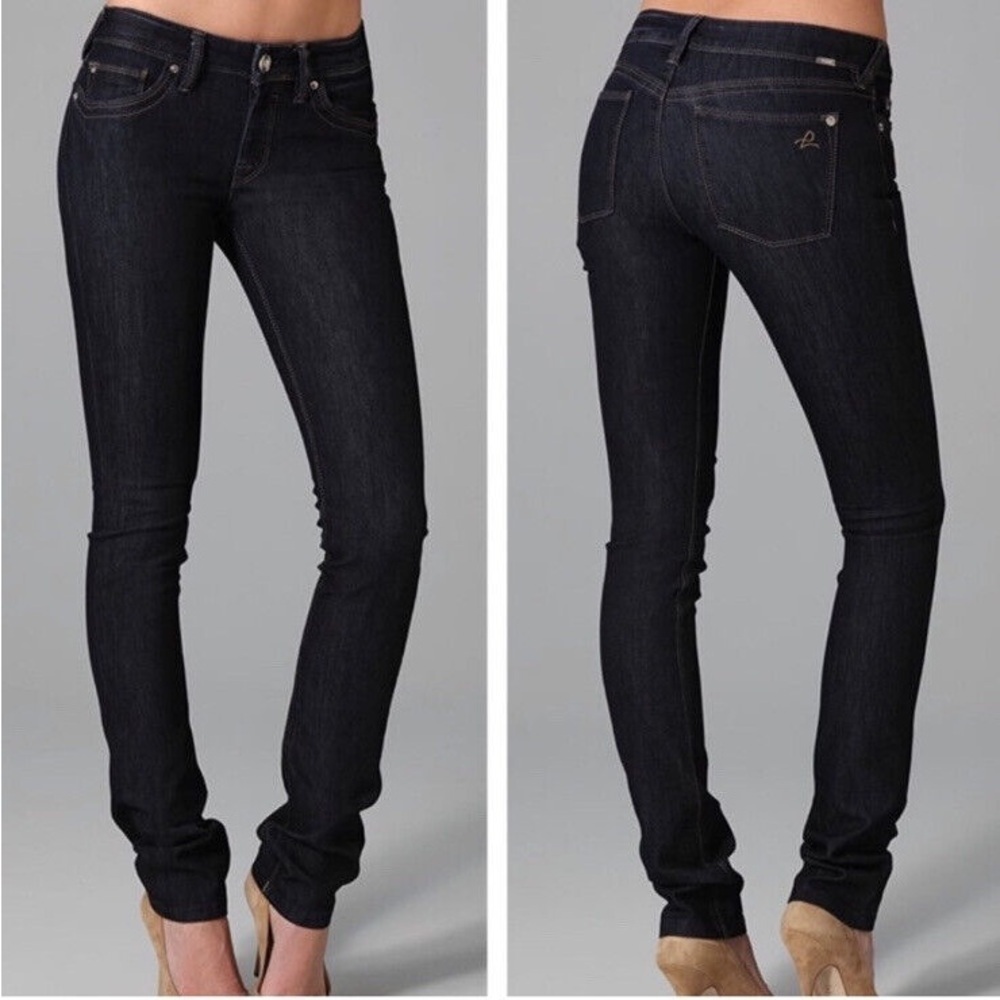 DL1961 Karen Dark Wash 360 Stretch Skinny Jeans Comfort Denim Size 26